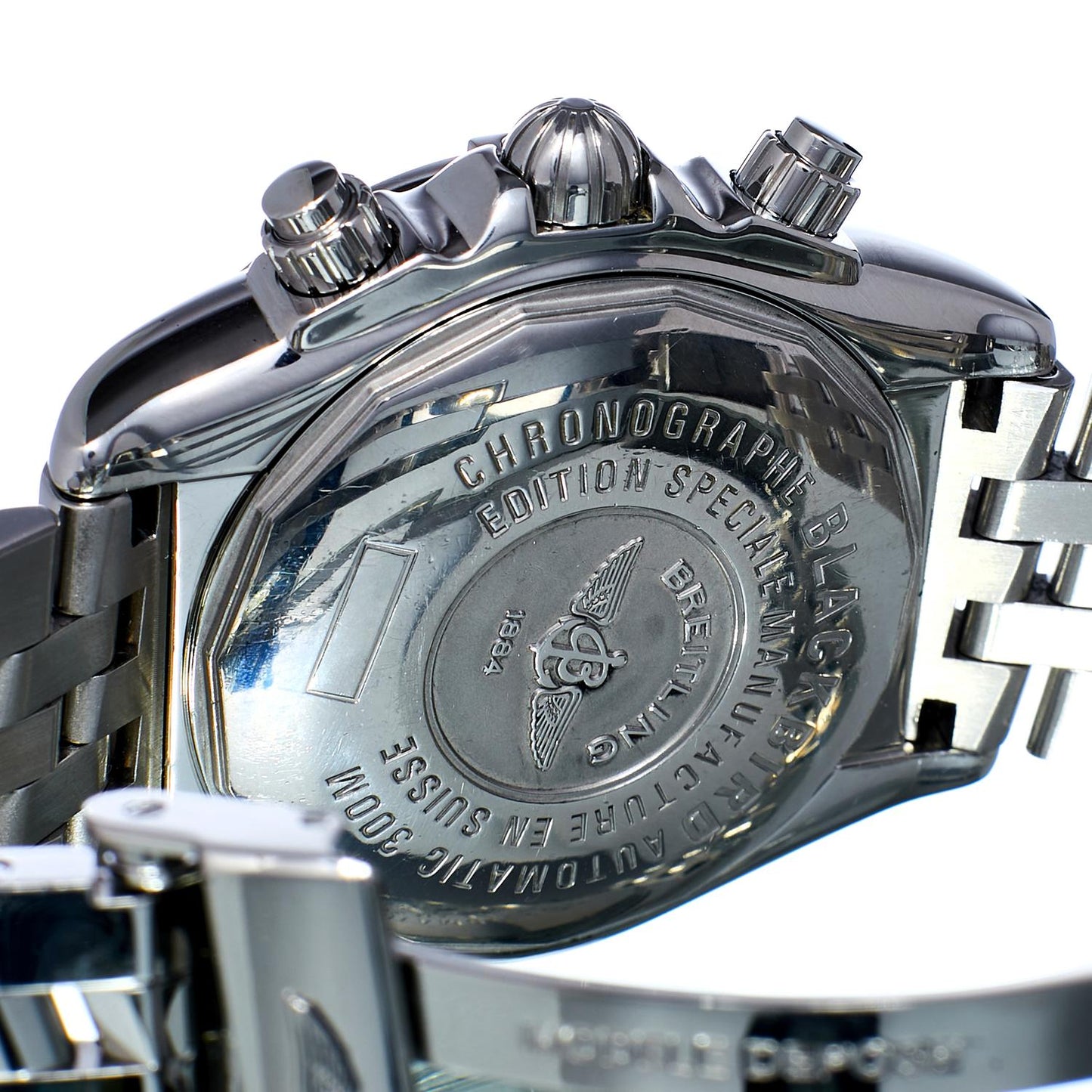 Gents S/Steel Breitling Blackbird A44359