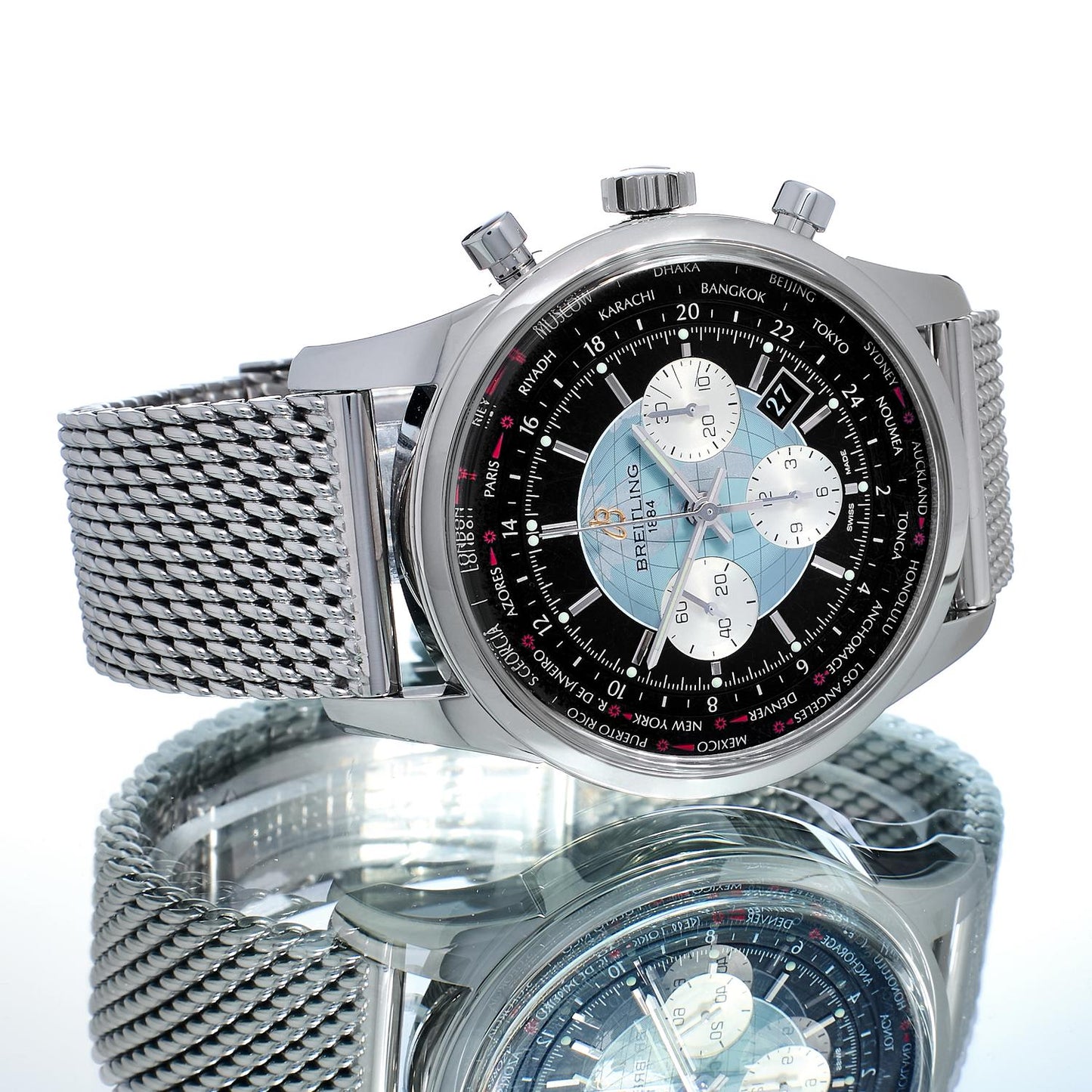 Pre-Owned  Breitling Transocean Chronograph Unitime AB0510U4
