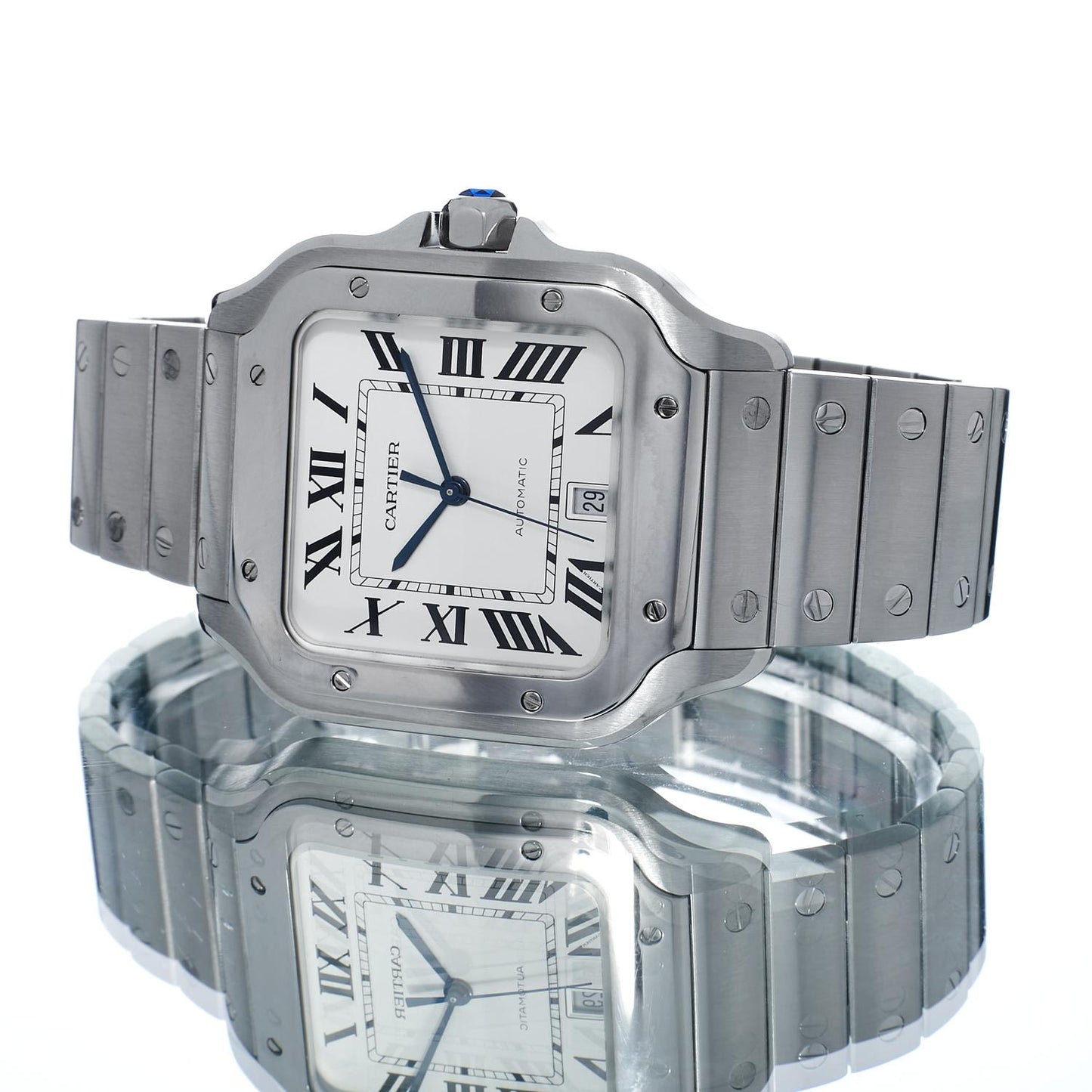 Pre-Owned Cartier Santos de Cartier WSSA0018