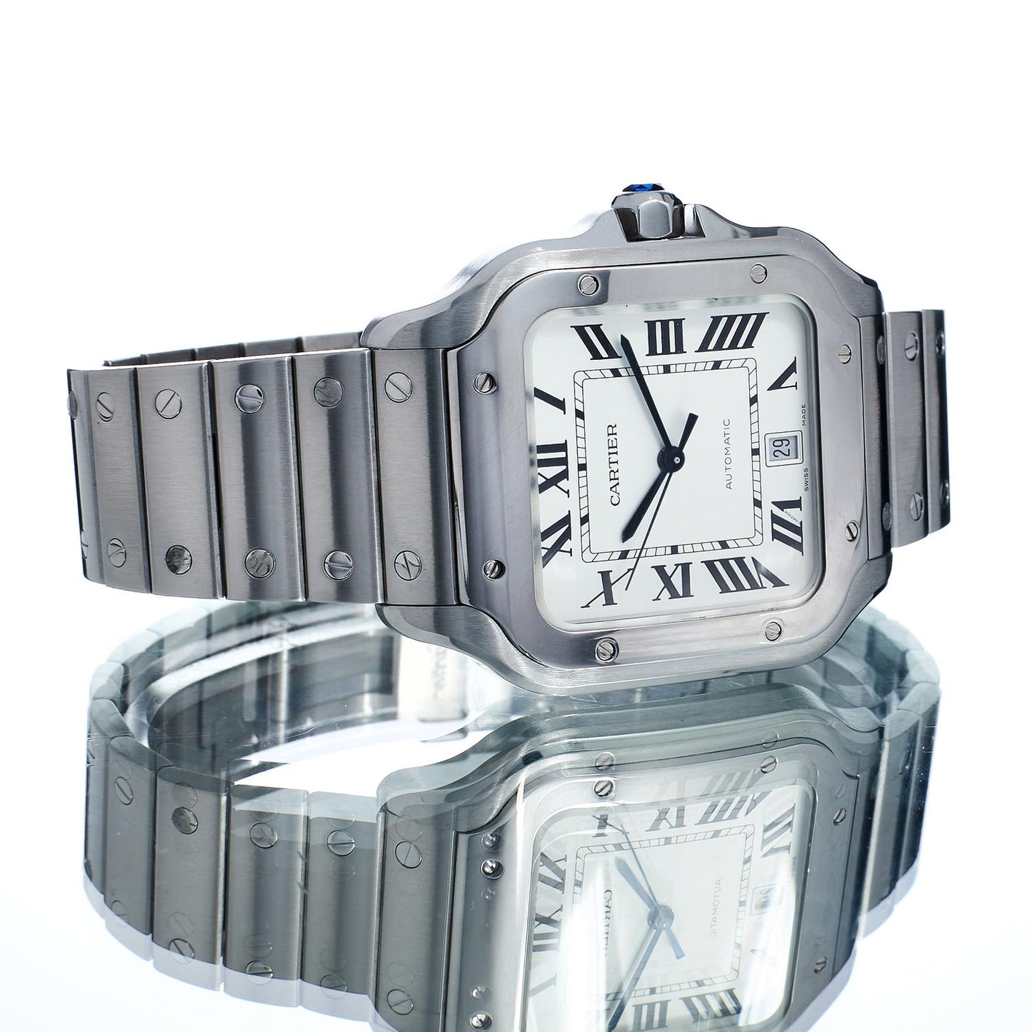 Pre-Owned Cartier Santos de Cartier WSSA0018