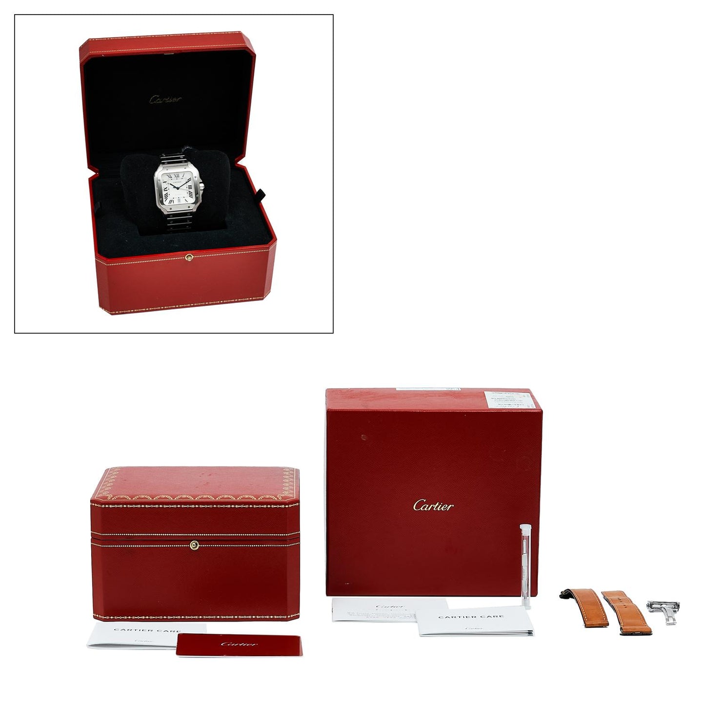 Pre-Owned Cartier Santos de Cartier WSSA0018