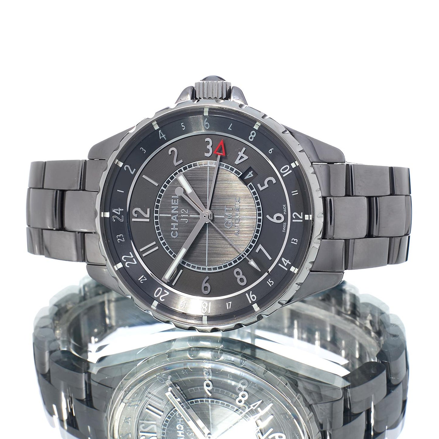 Pre-Owned Chanel J12 Chronomatic GMT H3099