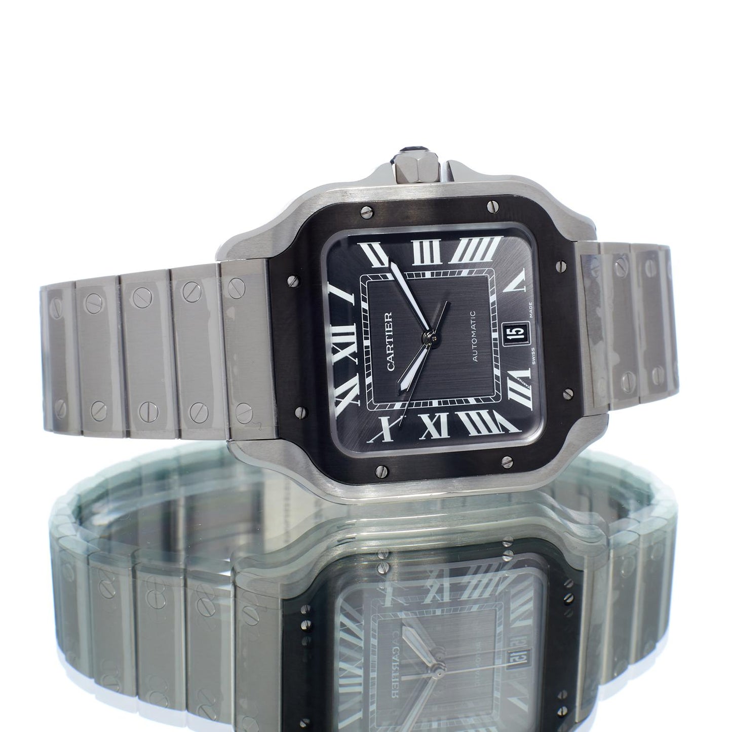 Pre-Owned Cartier Santos de Cartier WSSA0037