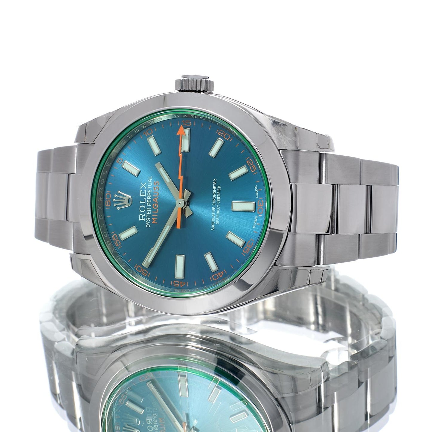 Pre-Owned Rolex Milgauss GV Z-Blue 116400GV