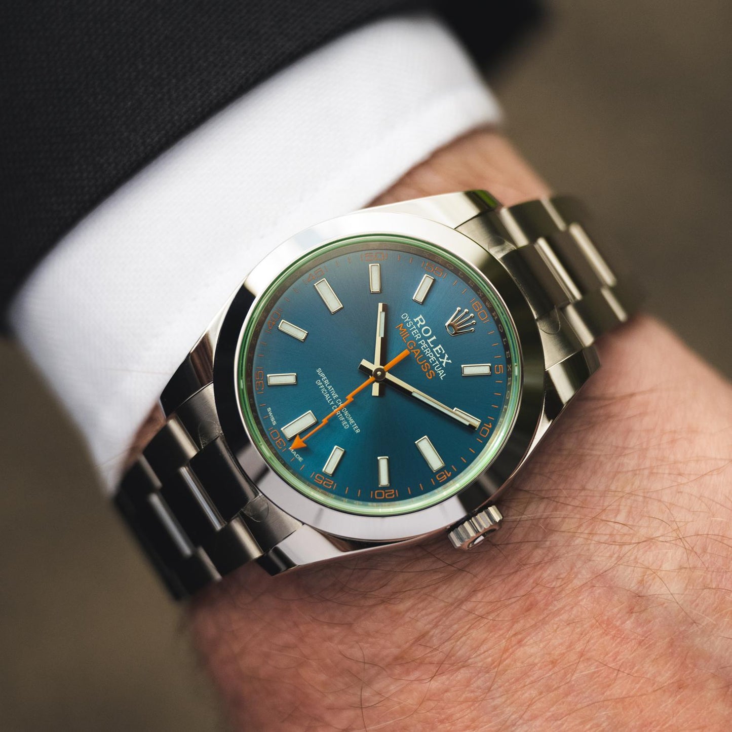 Pre-Owned Rolex Milgauss GV Z-Blue 116400GV