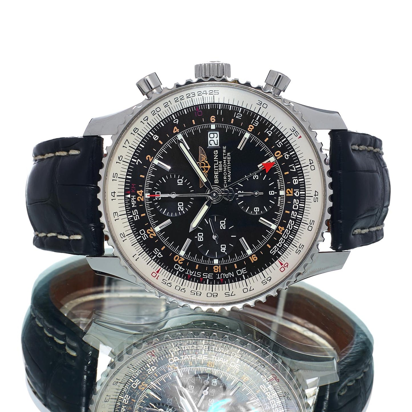 Pre-Owned Breitling Navitimer World A24322