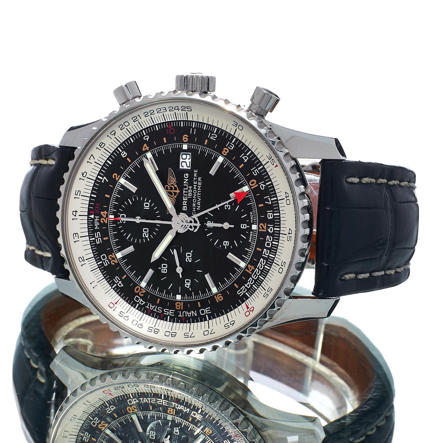 Pre-Owned Breitling Navitimer World A24322