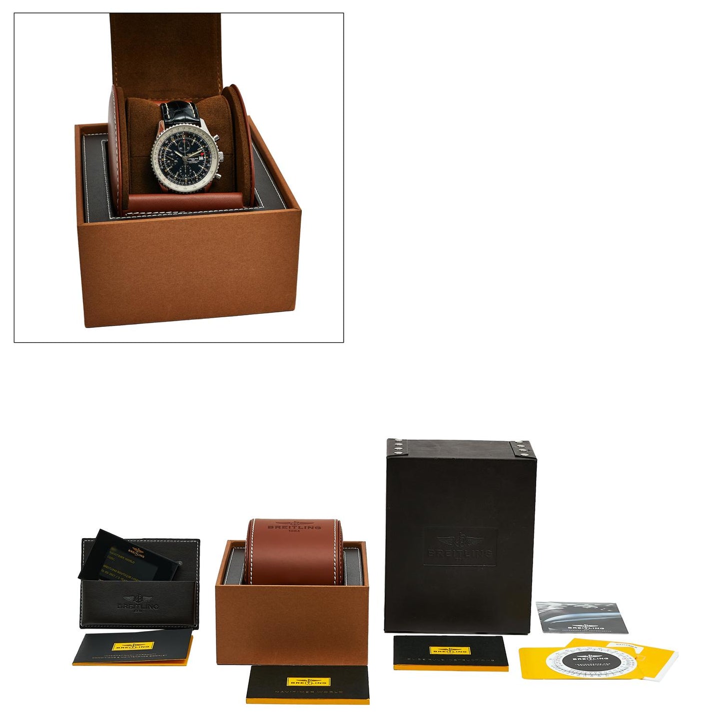 Pre-Owned Breitling Navitimer World A24322