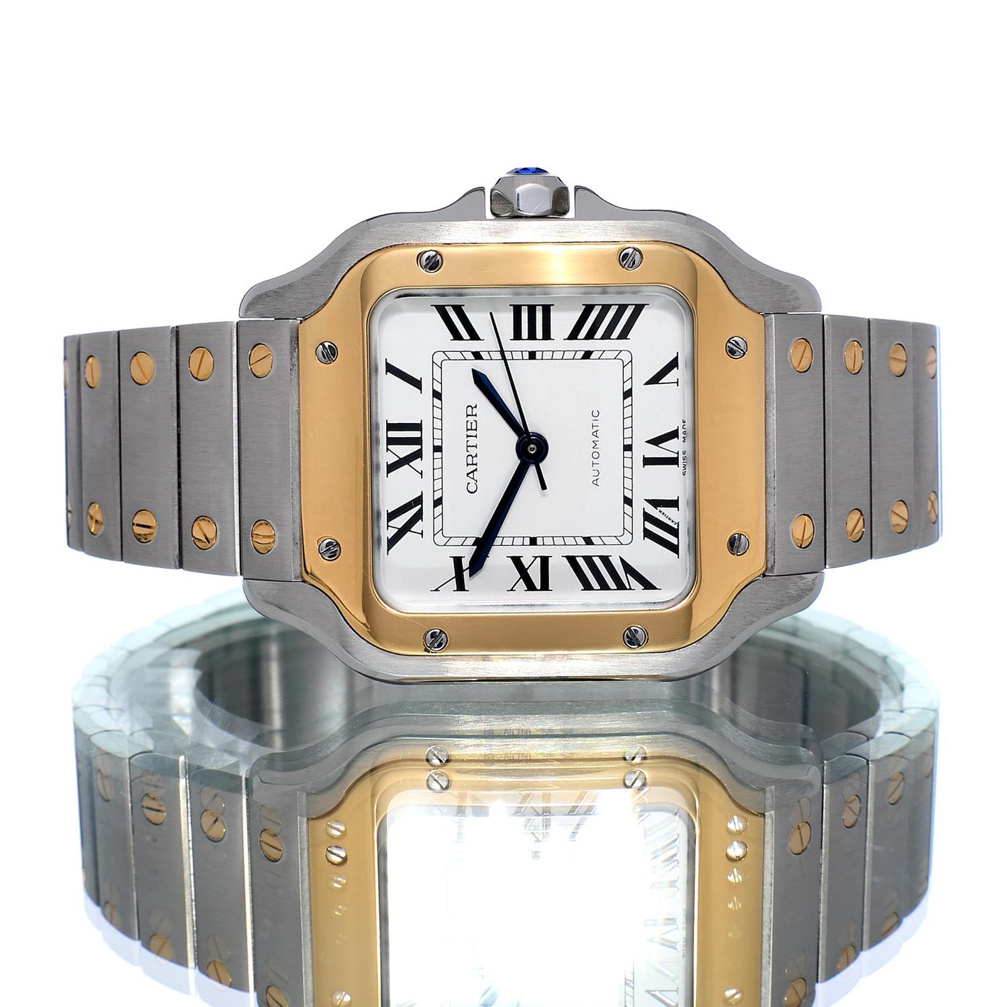 Pre-Owned Cartier Santos de Cartier W2SA0016