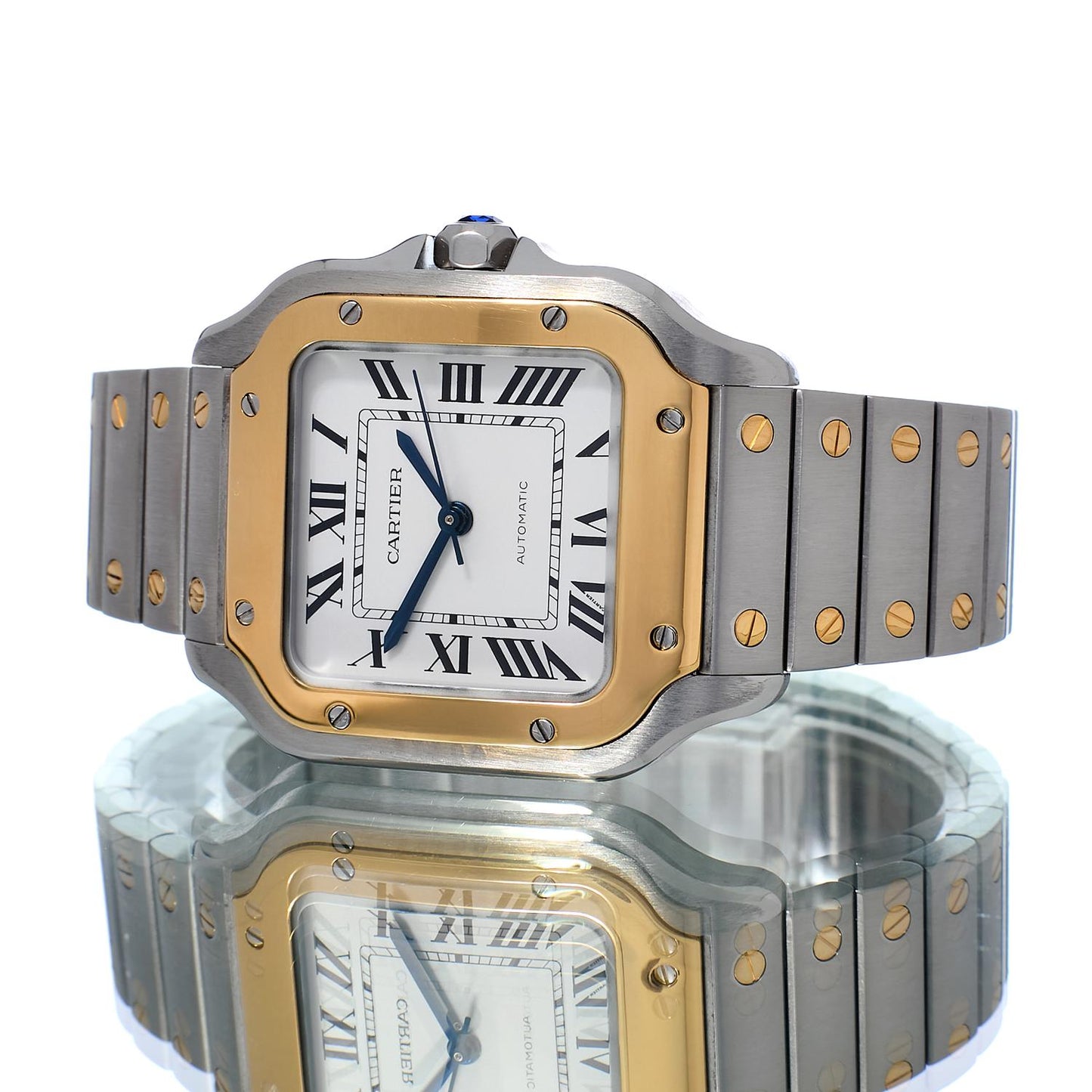 Pre-Owned Cartier Santos de Cartier W2SA0016