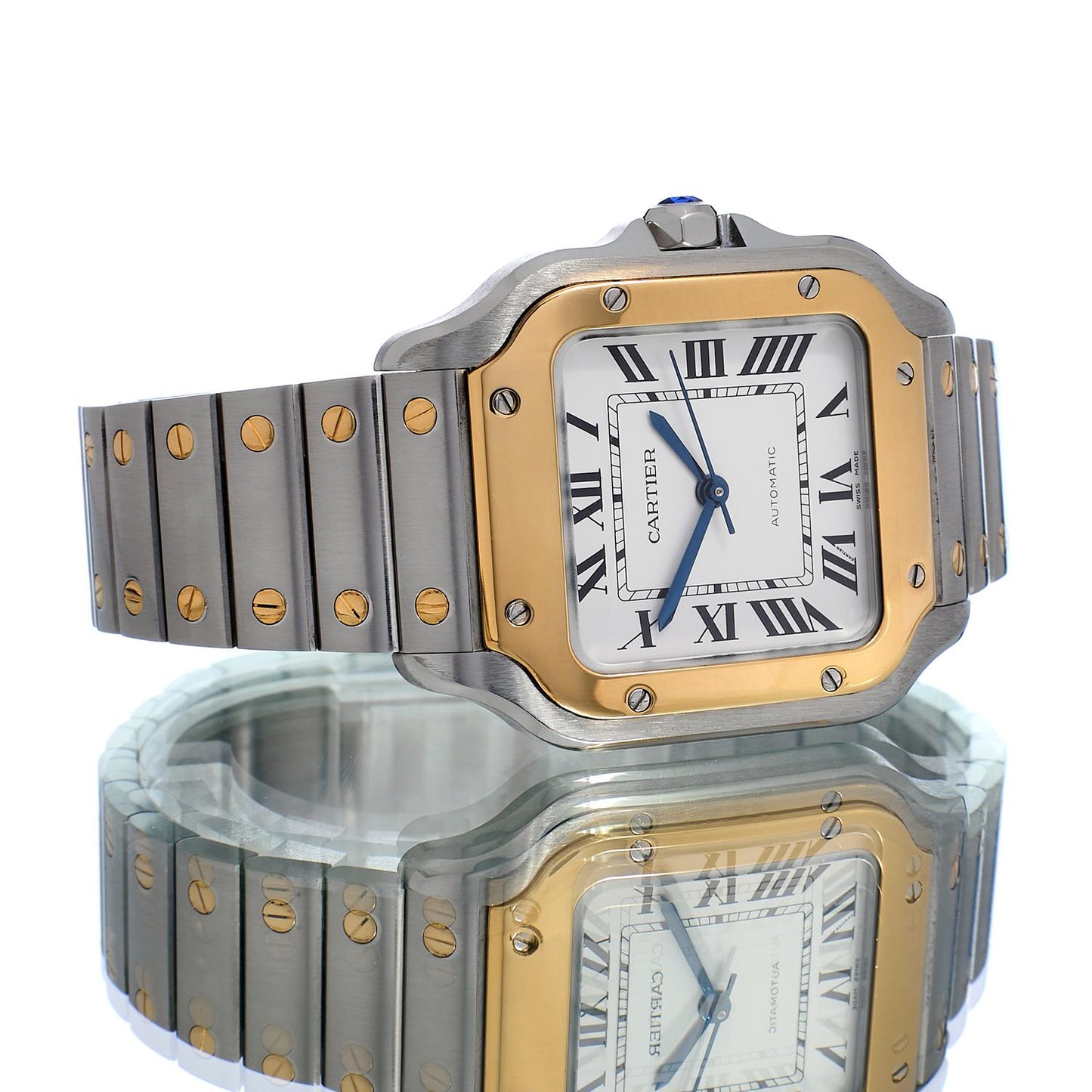Pre-Owned Cartier Santos de Cartier W2SA0016
