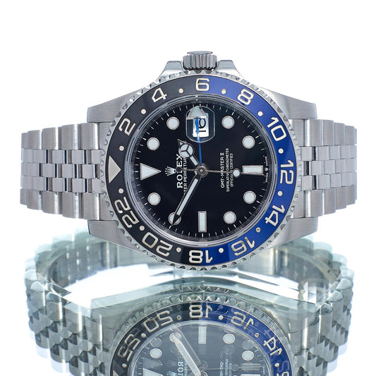 Pre-Owned Rolex GMT-Master II 126710BLNR