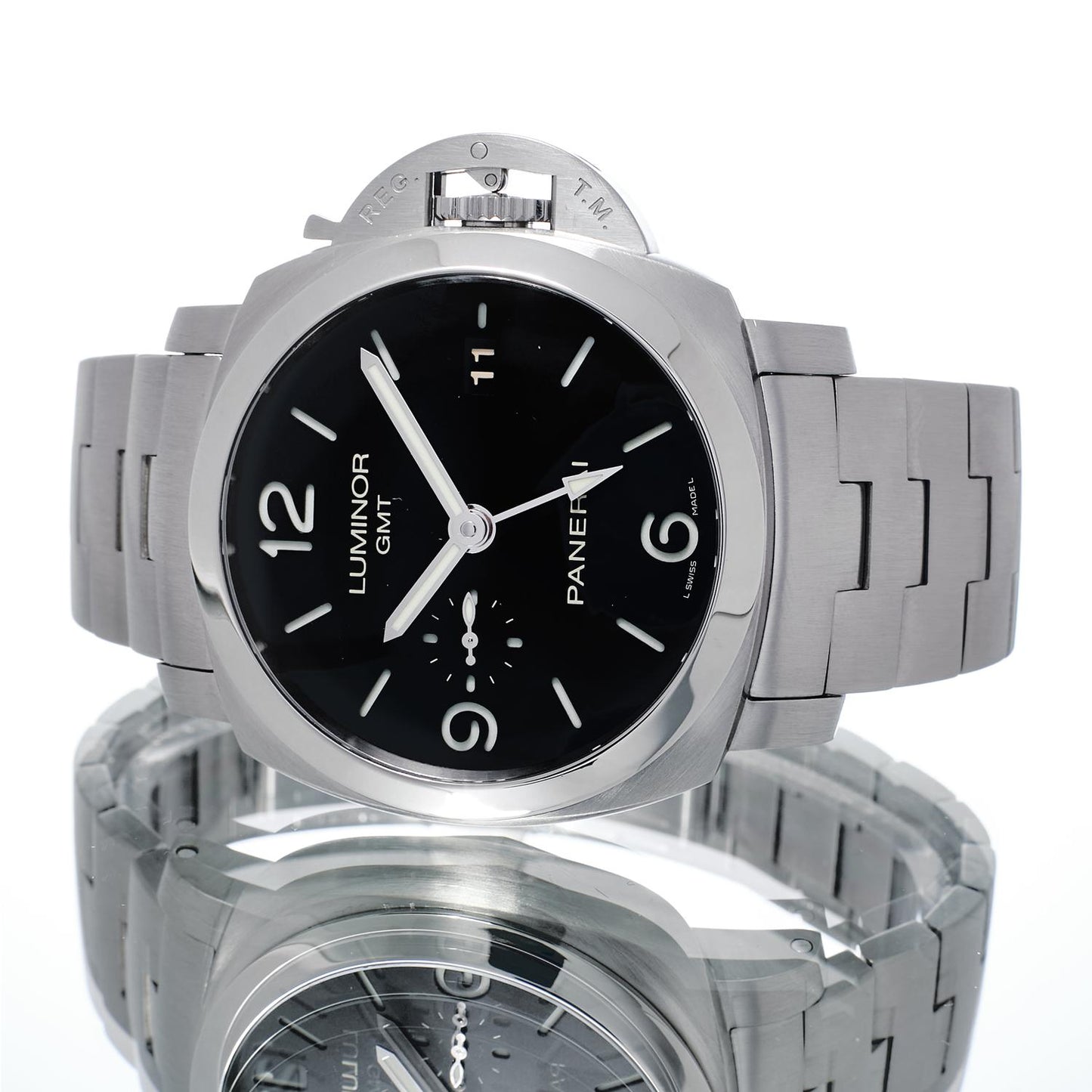Pre-Owned Panera Luminor 1950 3 Days GMT Automatic PAM00329