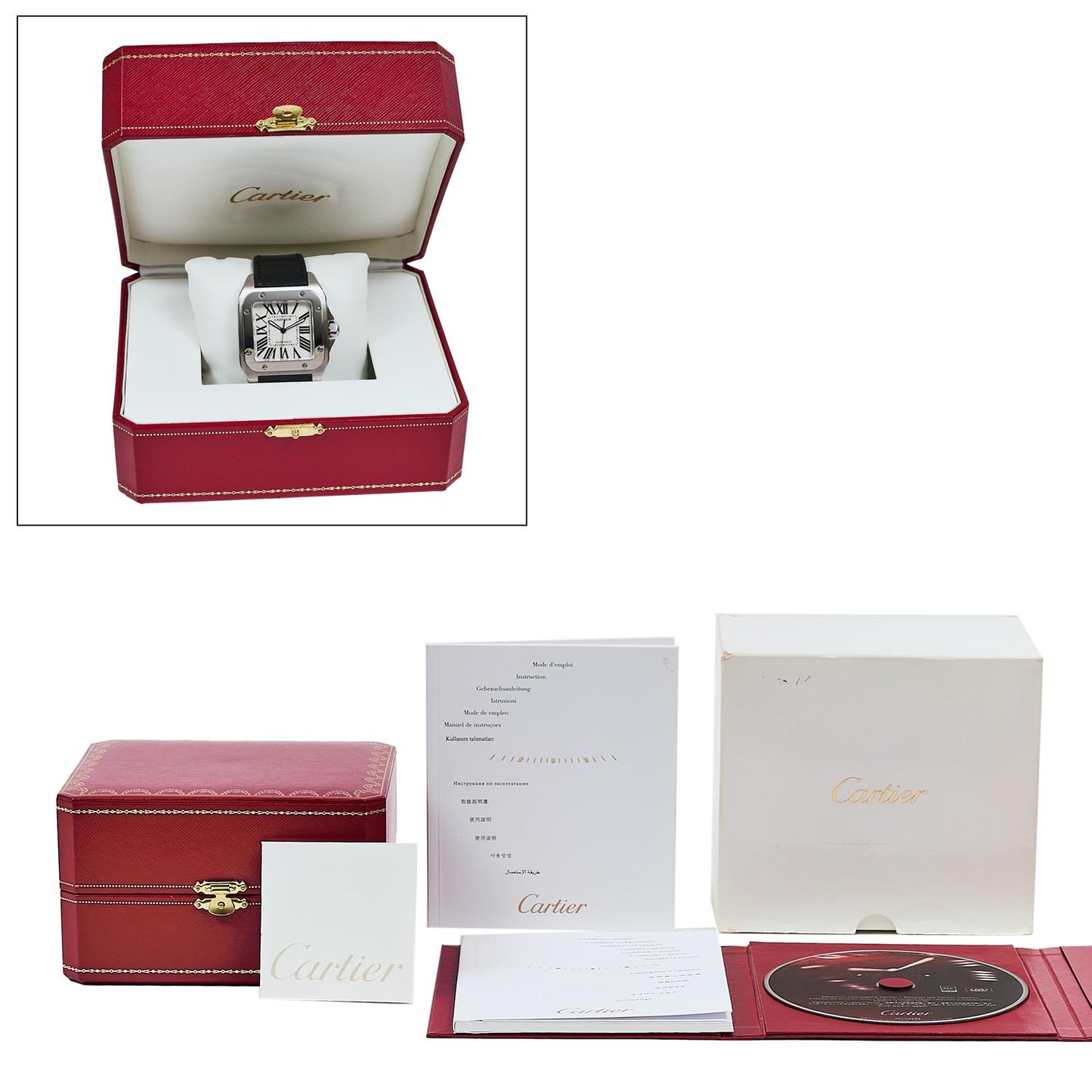 Pre-Owned Cartier Santos 100 W20073X8