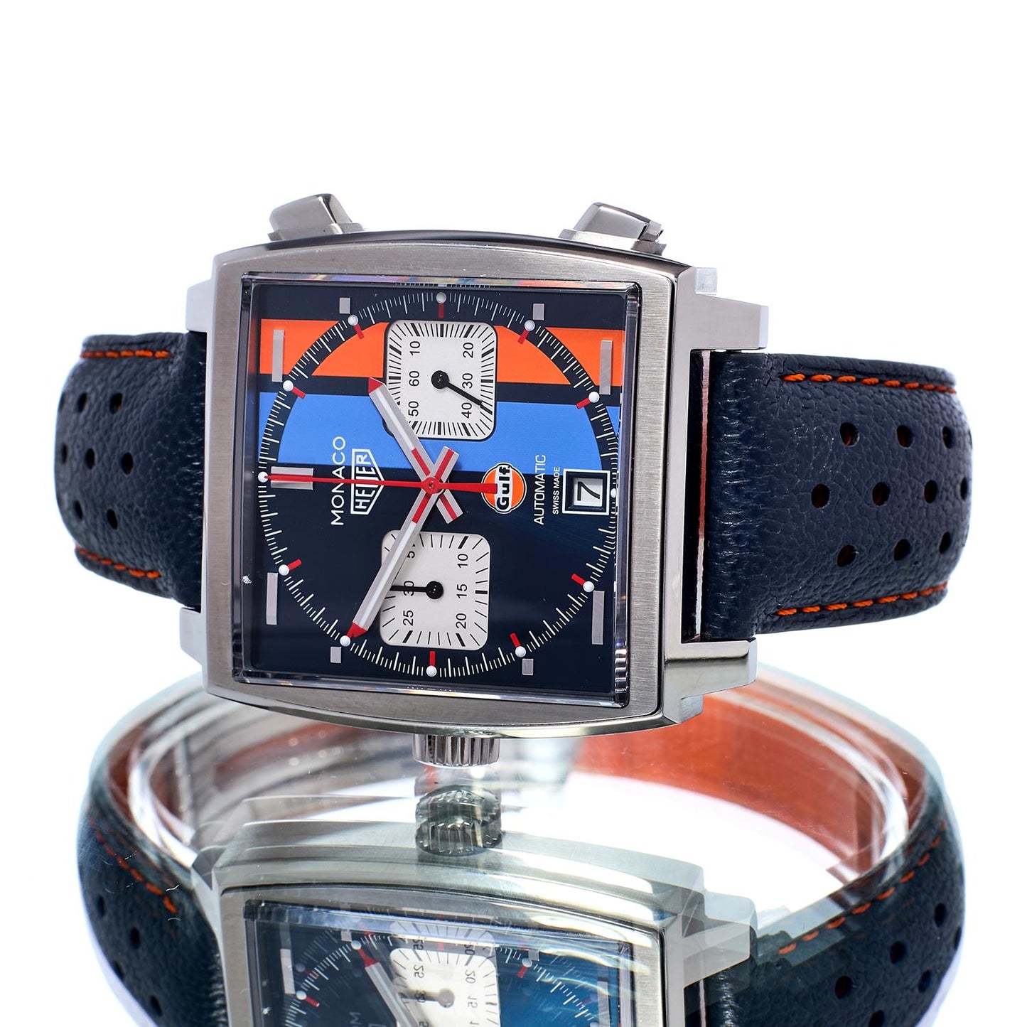 Pre-Owned Tag Heuer Monaco Gulf CAW211R.FC6401
