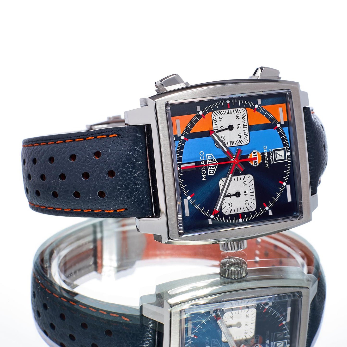 Pre-Owned Tag Heuer Monaco Gulf CAW211R.FC6401