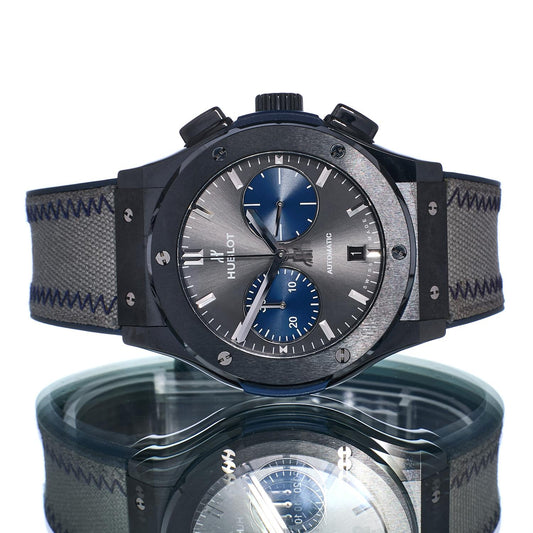 Pre-Owned Hublot Classic Fusion Chronograph Bol d&rsquo;Or Mirabaud 521.CM.7070.NR.BOM