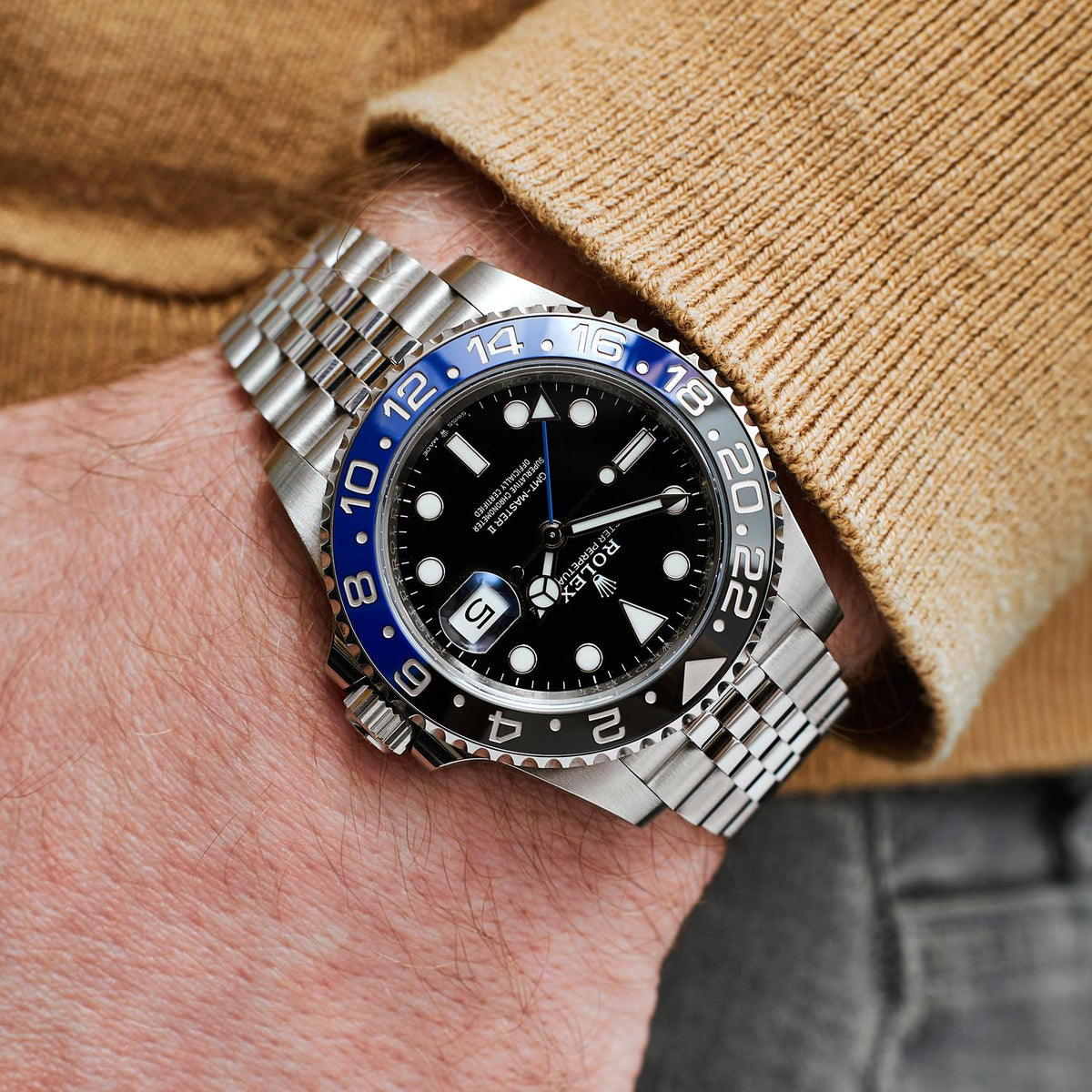 Pre-Owned Rolex GMT-Master II 126710BLNR
