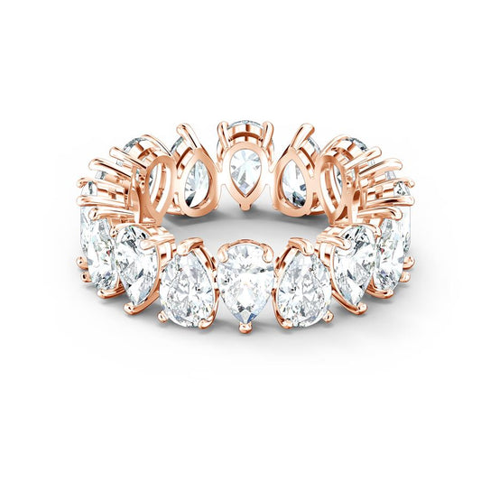 Swarovski Vittore Pear Ring Rose Gold