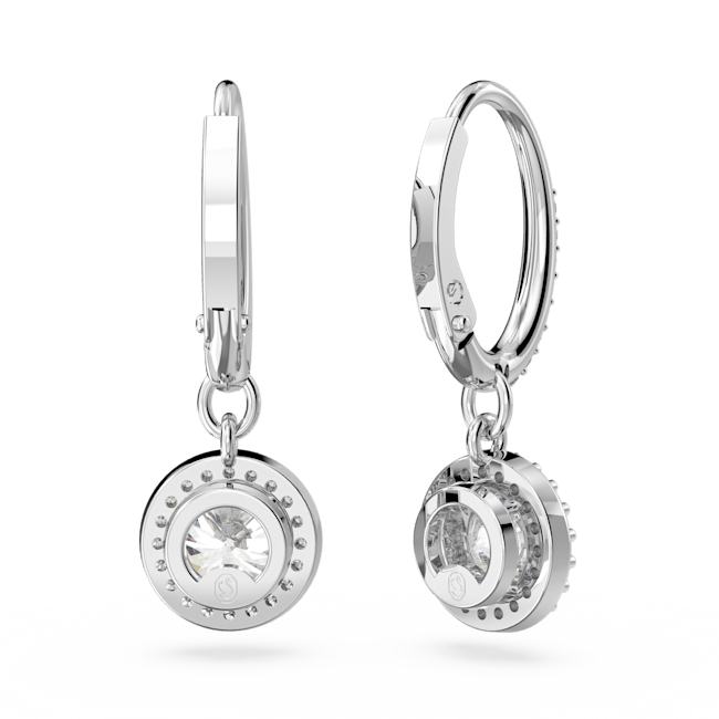 Swarovski Constella Round Silver Drop Earring 5636270