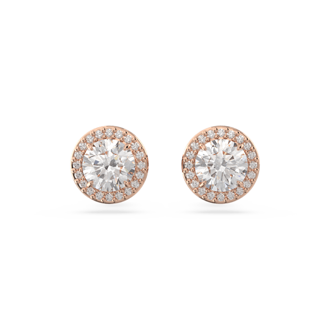 Swarovski Constella Round Rose Gold Stud Earring 5636275