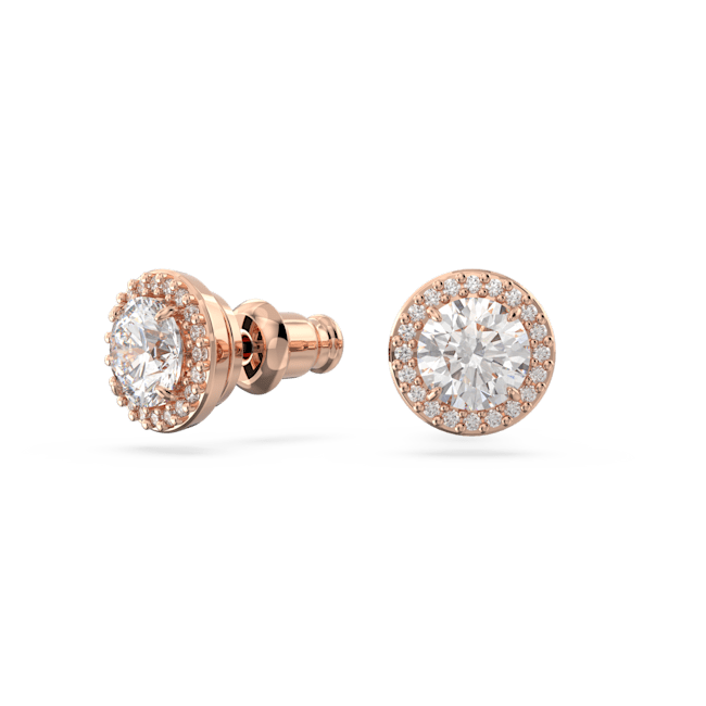 Swarovski Constella Round Rose Gold Stud Earring 5636275