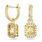 Swarovski Millenia Gold Yellow Drop Earrings 5641169