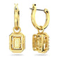 Swarovski Millenia Gold Yellow Drop Earrings 5641169