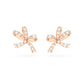 Swarovski Volta Rose Bow Stud Earrings 5647572