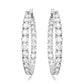 Swarovski Matrix Silver Hoop Earrings 5647715