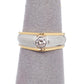 Pre-Owned 18ct Gold Two Tone Diamond Band Ring