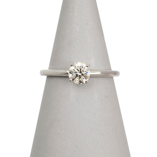 Pre-Owned 18ct White Gold Solitaire 0.70ct Diamond Ring
