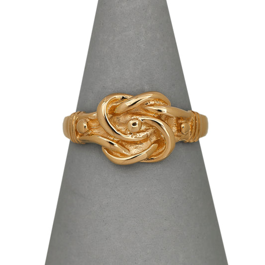Pre-Owned 9ct Yellow Gold Traditional Knot Ring