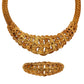 Pre-Owned 18ct Gold Mesh Weave Design Collar & Bangle Set