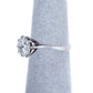 Pre-Owned 14ct White Gold Diamond Solitaire Ring