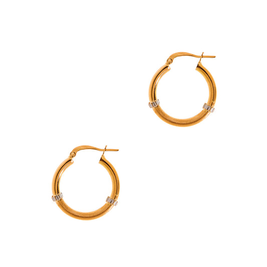 Pre-Owned 14ct Gold Creole Hoop Earrings