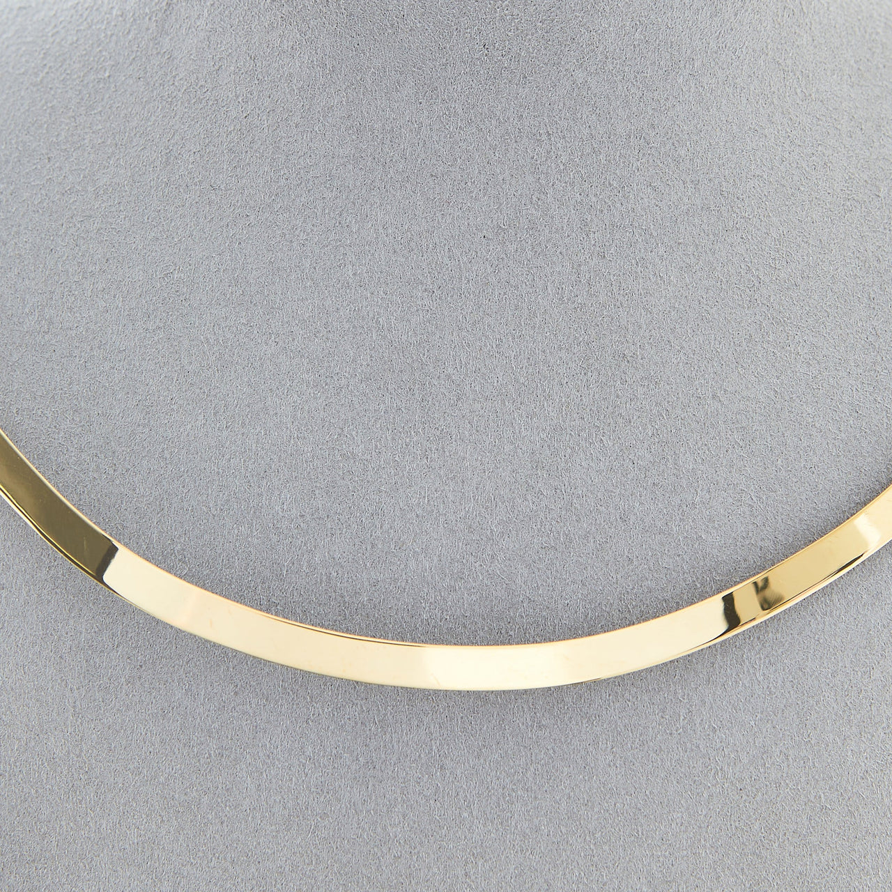 Pre-Owned 14ct Yellow Gold Rigid Collar Necklace