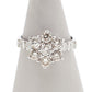 Pre-Owned Platinum 1.94ct Diamond Flower Cluster Ring