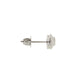 Pre-Owned 9ct White Gold Diamond Stud Single Earring