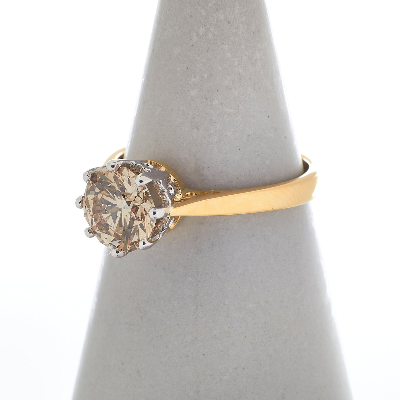 Pre-Owned 18ct Yellow Gold 1.50 ct Diamond Solitaire Ring