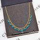 Pre-Owned 22ct Gold Turquoise Tassel Collar Necklace