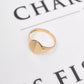 Pre-Owned 9ct Gold Oval Half Pattern Signet Ring