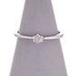 Pre-Owned 9ct White Gold 0.1ct Solitaire Diamond Ring