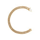 Pre-Owned 14ct Gold Diamond Set 3 Row Bracelet