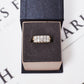 Pre-Owned 9ct Gold Two Row Half Eternity Diamond Ring