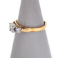 Pre-Owned 9ct Gold Trilogy Diamond Ring - Size M