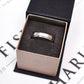 Pre-Owned 18ct White Gold Matte Wedding Band Ring