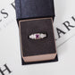 Pre-Owned White Gold Pink Sapphire & Diamond Ring