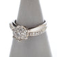 Pre-Owned 9ct White Gold Diamond Star Cluster Ring