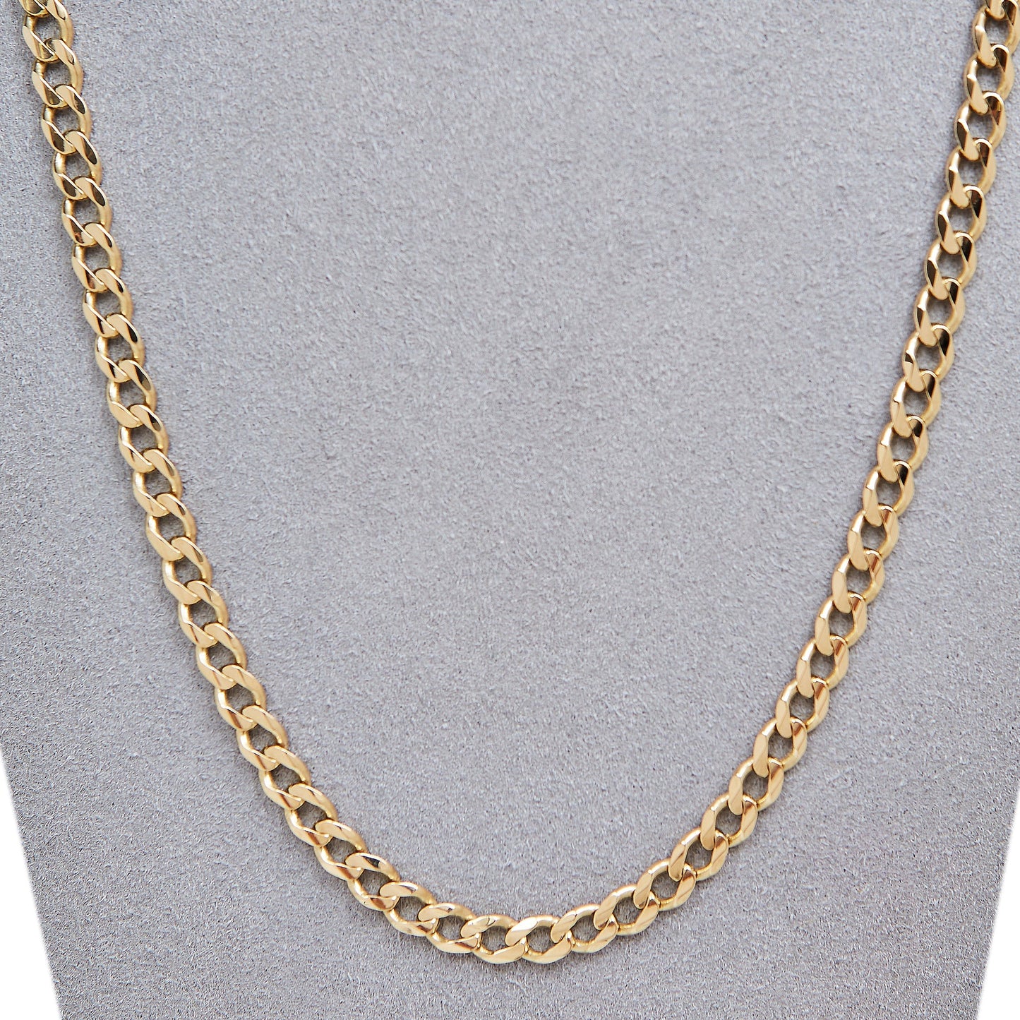 Pre-Owned 9ct Gold Curb Chain Necklace - 4mm